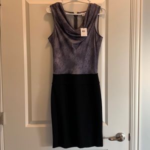 Calvin Klein Cowl Neck Pencil Skirt Dress